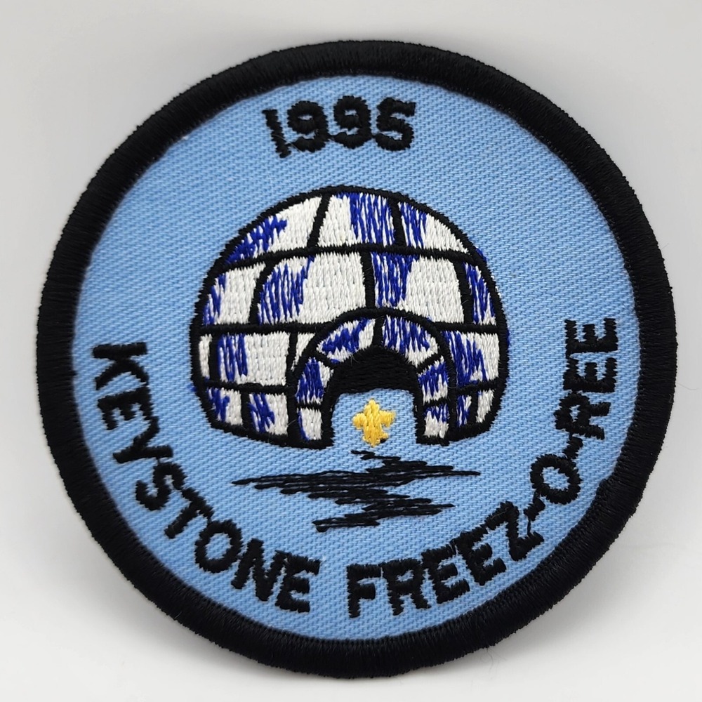 BSA 1995 KEYSTONE FREEZE-O-REE COLLECTIBLE PATCH BOY SCOUTS OF AMERICA‎